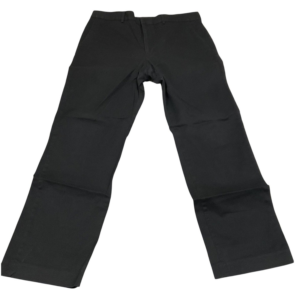 Express Producer Dress Pants Womens 34/32 Black‎ Stretch Cotton Career Basic